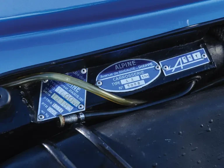1973 Alpine A110 (1963-1977) - Image 11 of 27