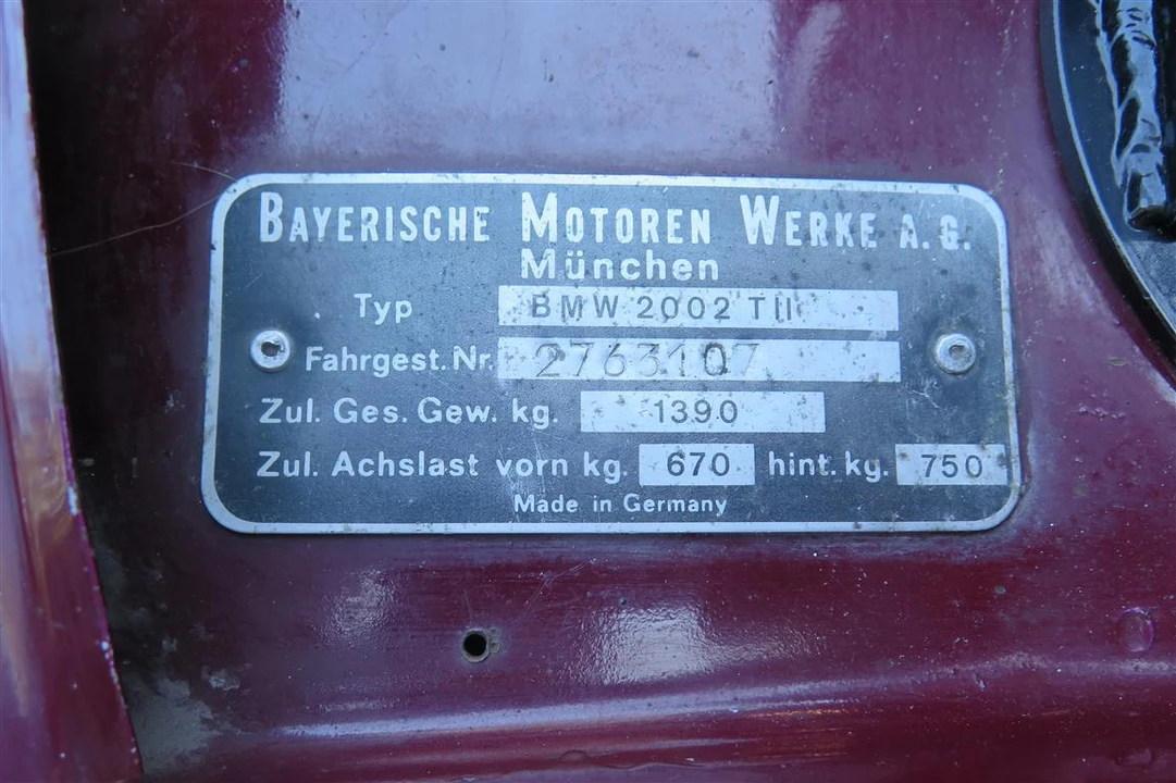 1973 BMW 2002tii - Image 27 of 31