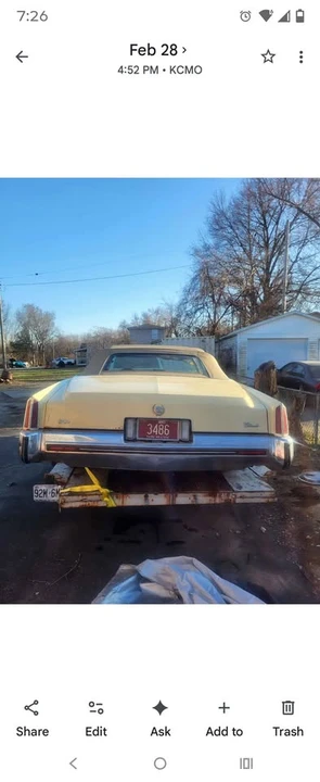 1973 Cadillac Eldorado 9th Gen - Image 2 of 3