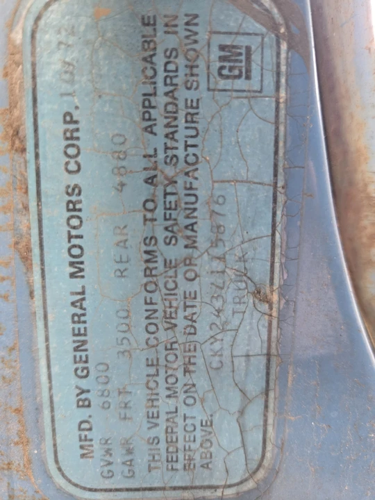 1973 Chevrolet C/K 2nd Gen - Image 5 of 5