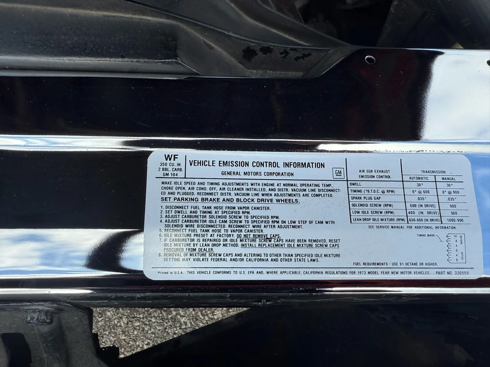 1973 Chevrolet Camaro 2nd Gen - Image 17 of 21