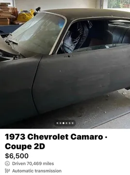 1973 Chevrolet Camaro Coupe 2D
