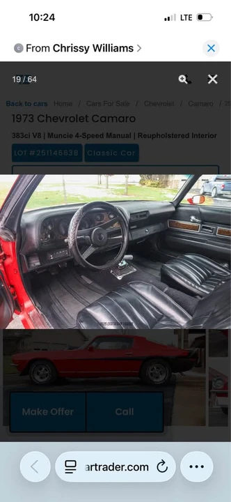 1973 Chevrolet Camaro 2nd Gen - Image 8 of 20