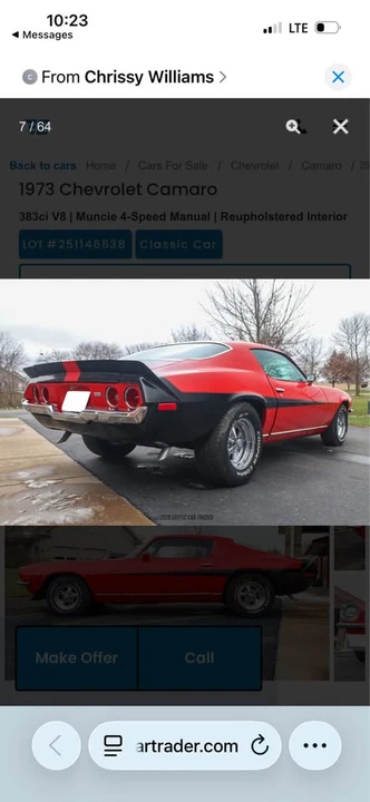 1973 Chevrolet Camaro 2nd Gen - Image 3 of 20