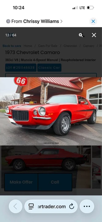 1973 Chevrolet Camaro 2nd Gen - Image 7 of 20