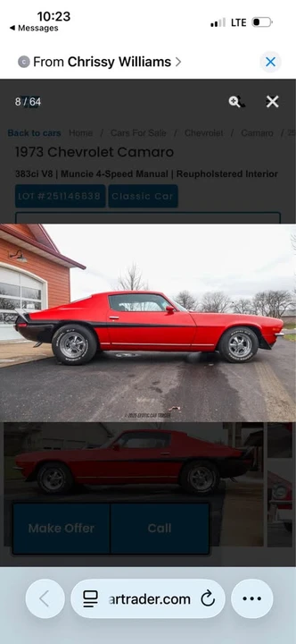 1973 Chevrolet Camaro 2nd Gen - Image 4 of 20