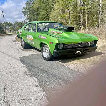 1973 Chevrolet Nova Drag Car Roller