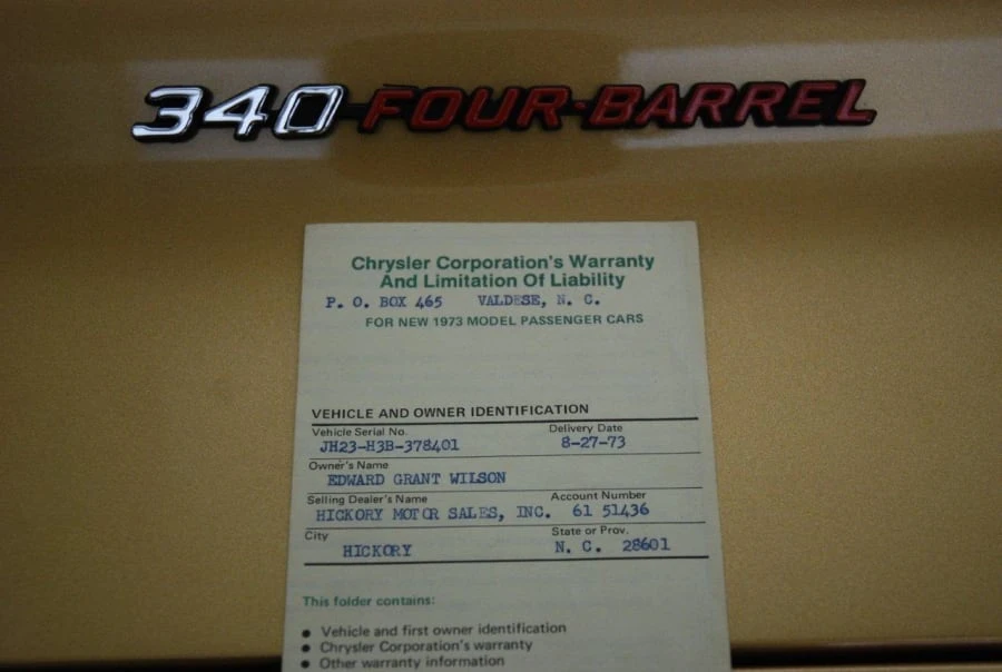 1973 Dodge Challenger 1st Gen - Image 7 of 9