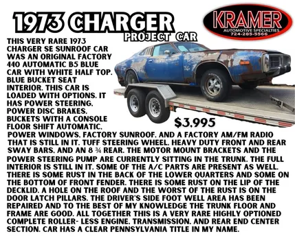1973 Dodge Charger SE