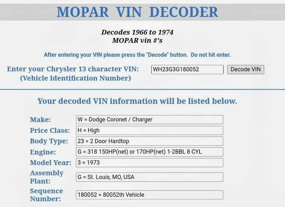 1973 Dodge Charger 2nd Gen - Image 13 of 14