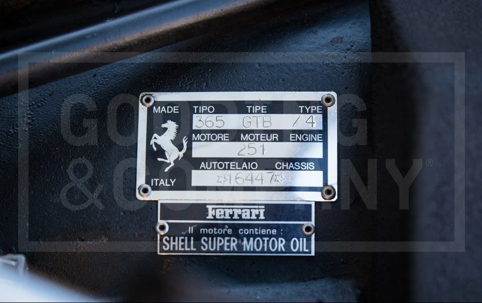 1973 Ferrari Daytona Berlinetta - Image 17 of 19