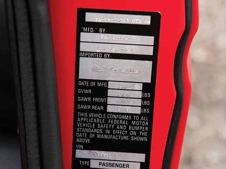 1973 Ferrari Daytona Berlinetta - Image 24 of 31