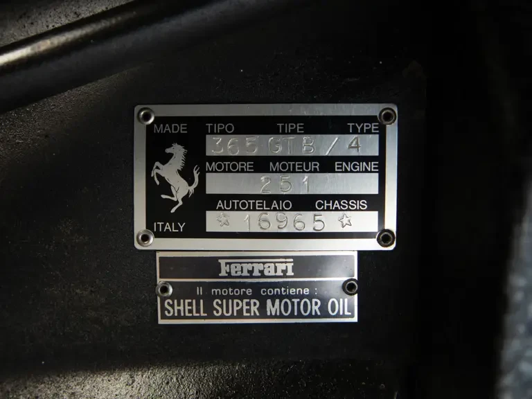 1973 Ferrari Daytona Berlinetta - Image 17 of 24