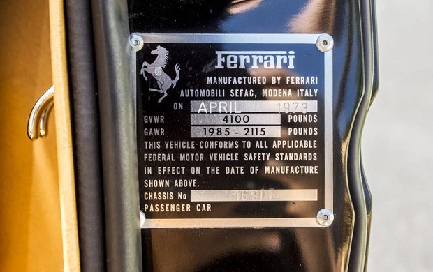 1973 Ferrari Daytona Spider - Image 18 of 20