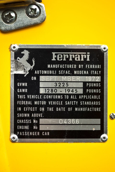 1973 Ferrari Dino 246 GTS - Image 13 of 15