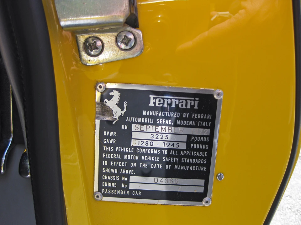 1973 Ferrari Dino 246 GTS - Image 8 of 15