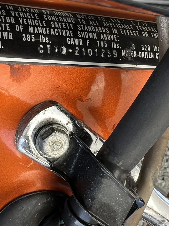 1973 Honda CT70 - Image 13 of 19