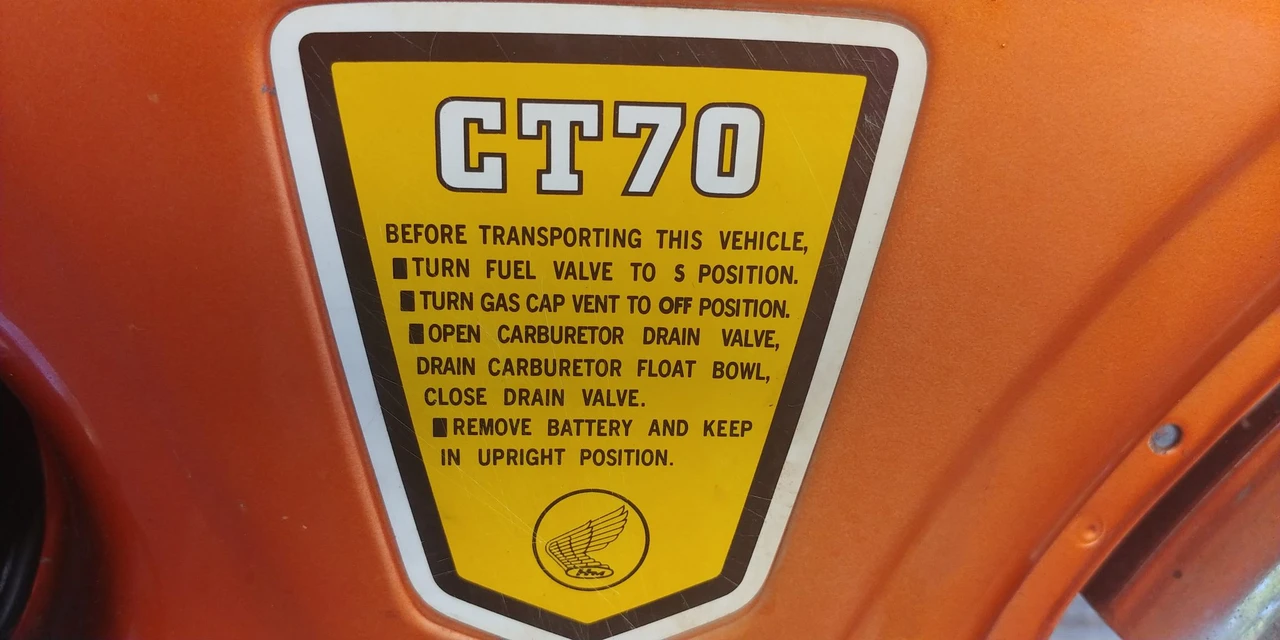 1973 Honda CT70 - Image 18 of 31