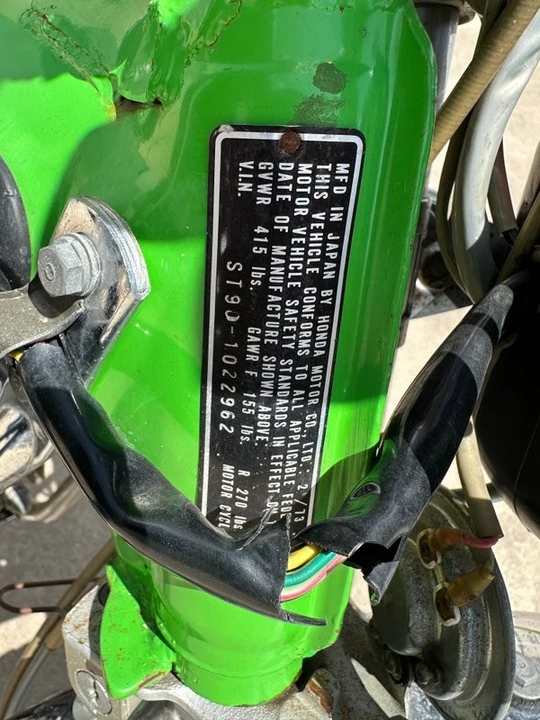 1973 Honda ST90 - Image 11 of 12