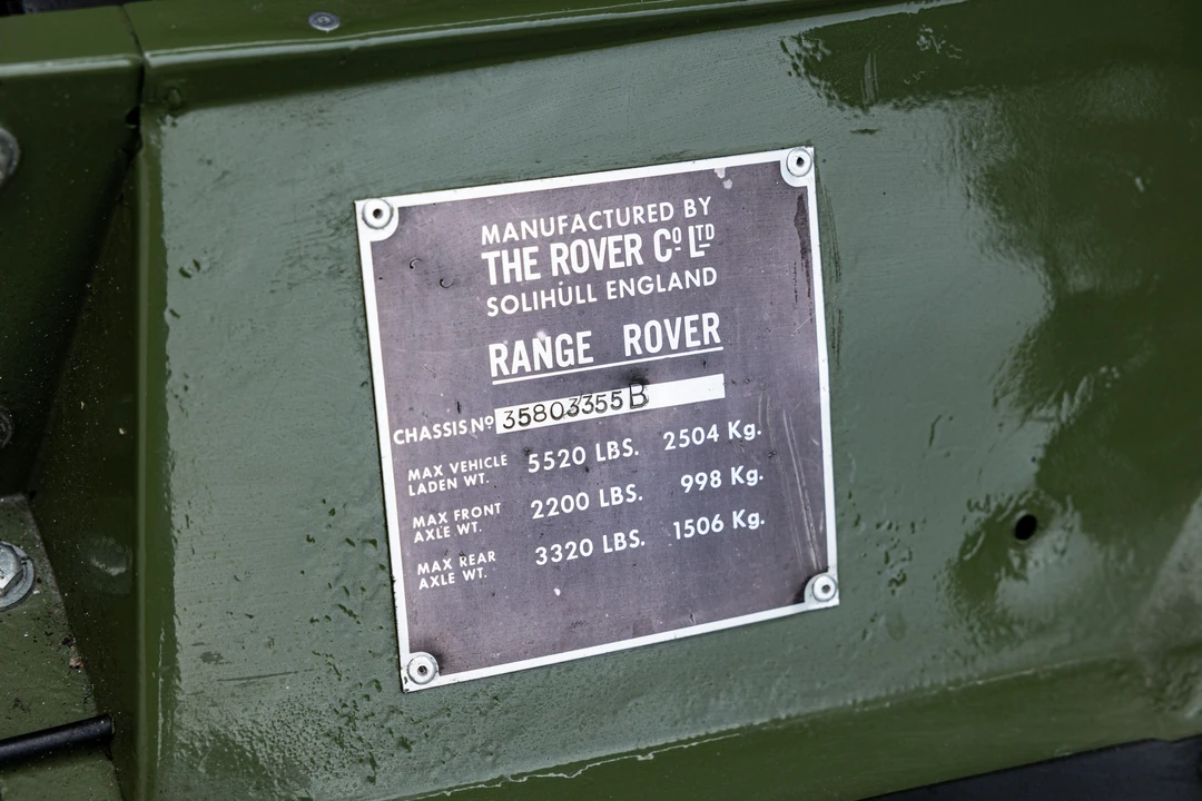 1973 Land Rover Range Rover Classic - Image 15 of 27