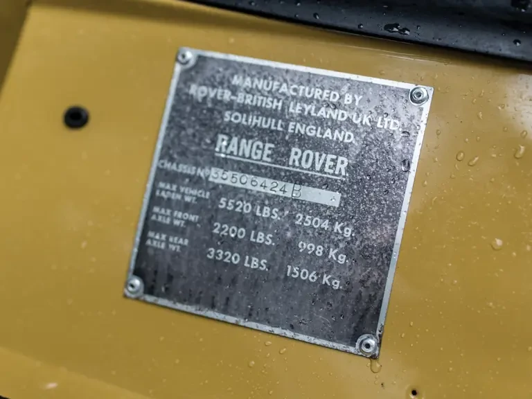 1973 Land Rover Range Rover Classic - Image 17 of 31