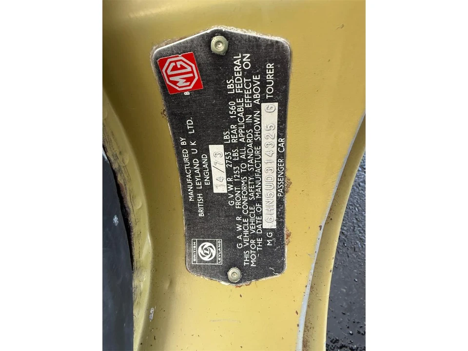 1973 MG MGB Roadster - Image 21 of 31