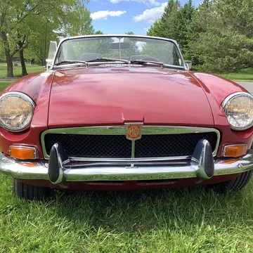 1973 MG B Chrome Bumpers