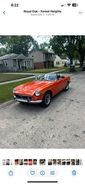 1973 MG MGB Convertible Roadster