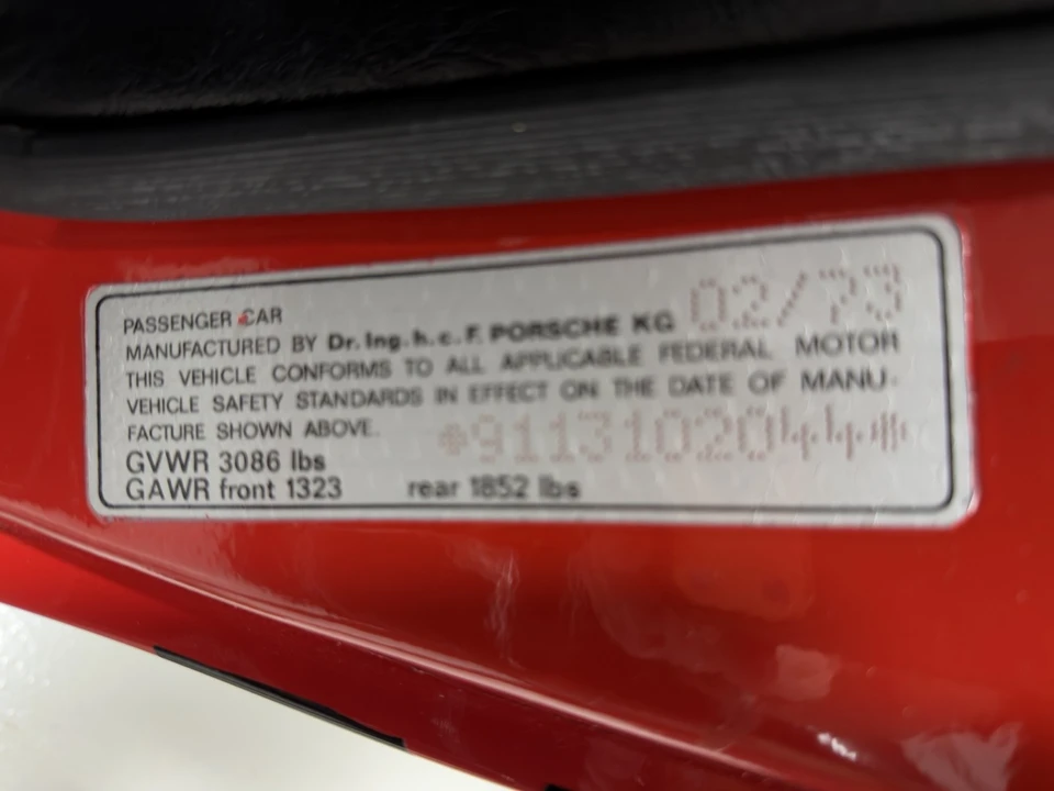 1973 Porsche 911 Carrera RS 2.7 - Image 30 of 31