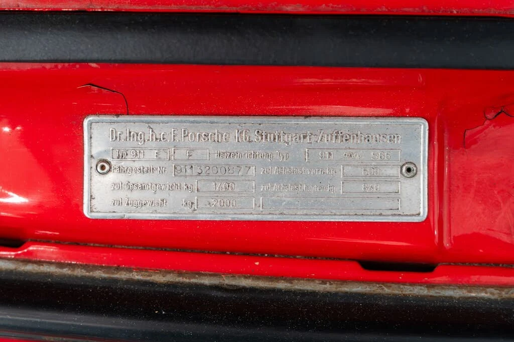 1973 Porsche 911 E F-Body LWB - Image 16 of 31