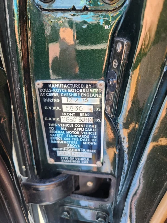 1973 Rolls-Royce Silver Shadow I - Image 6 of 6
