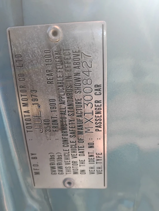 1973 Toyota Mark II - Image 12 of 23