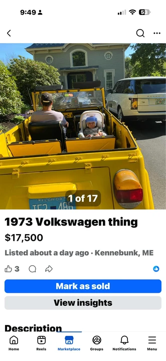 1973 Volkswagen Thing - Image 3 of 12