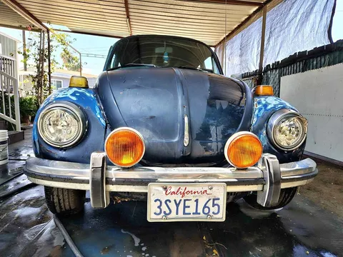 1973 Volkswagen Beetle #PinkBeetle Convertible 2D