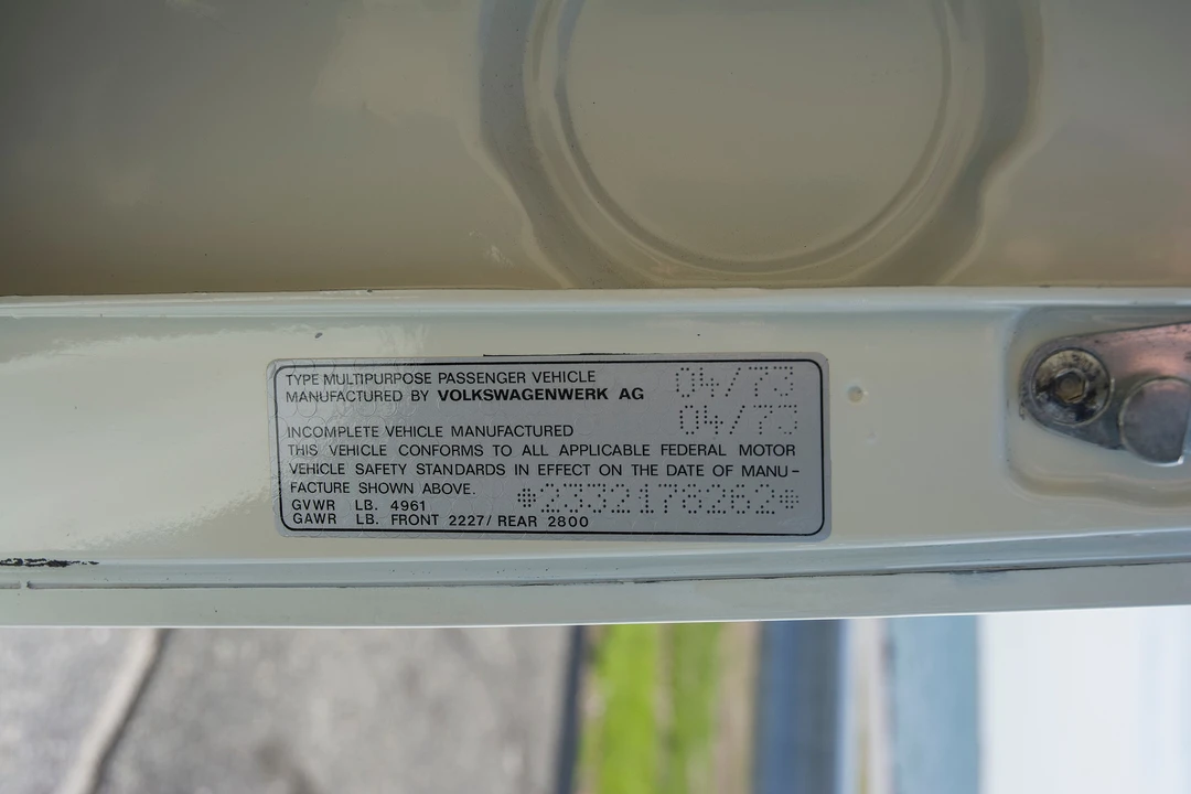 1973 Volkswagen Bay-Window Camper - Image 17 of 22