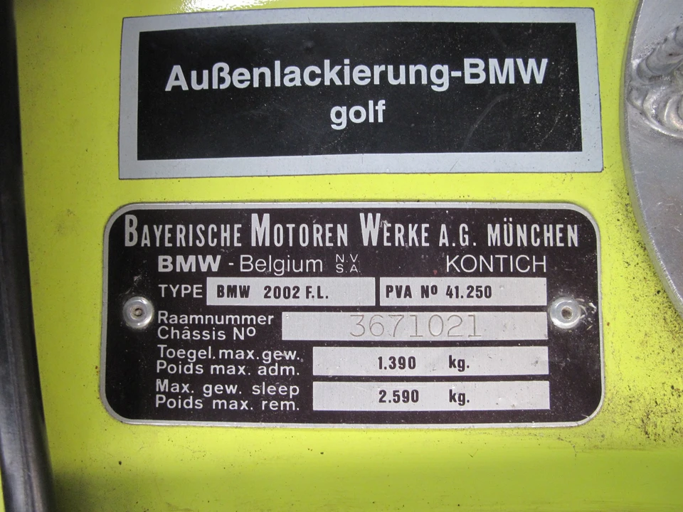 1974 BMW 2002 - Image 4 of 7