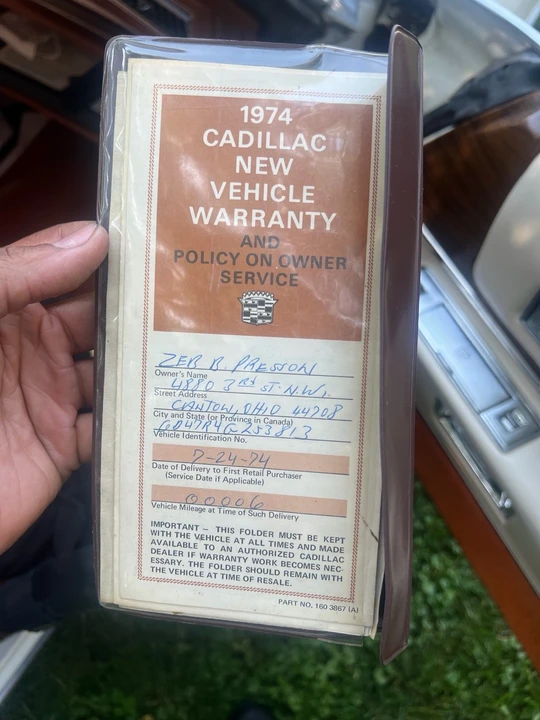 1974 Cadillac DeVille 3rd Gen - Image 9 of 9