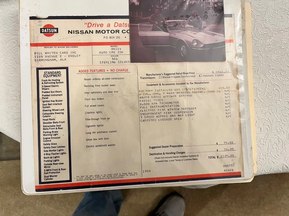1974 Nissan Fairlady Z 1st Gen - Image 26 of 26