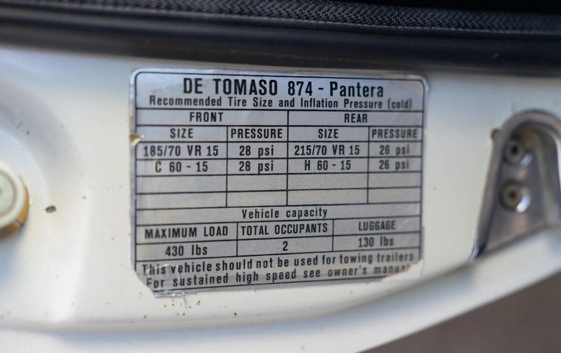 1974 DeTomaso Pantera - Image 26 of 29
