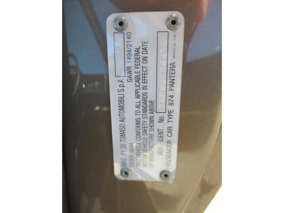 1974 DeTomaso Pantera - Image 20 of 27