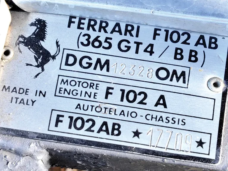 1974 Ferrari 365 GT4 BB - Image 25 of 28