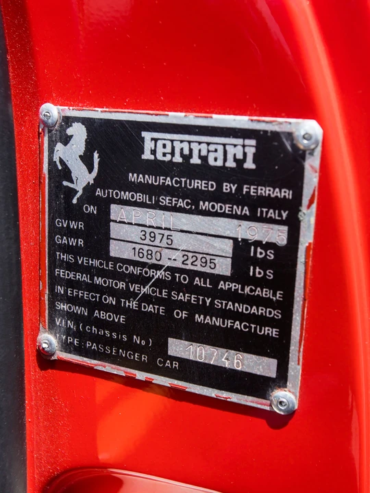 1974 Ferrari 308 GT4 - Image 15 of 30