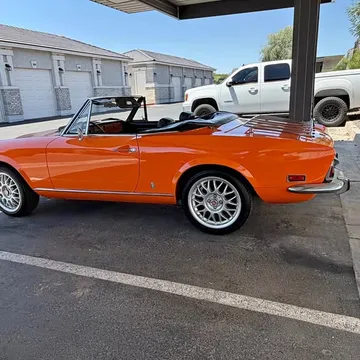 1974 Fiat 124 Spider Classica Convertible 2D
