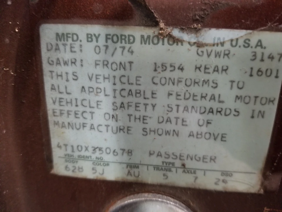 1974 Ford Pinto - Image 27 of 29