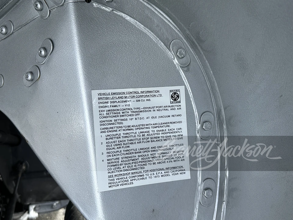 1974 Jaguar E-Type Series 3 V12 - Image 30 of 31