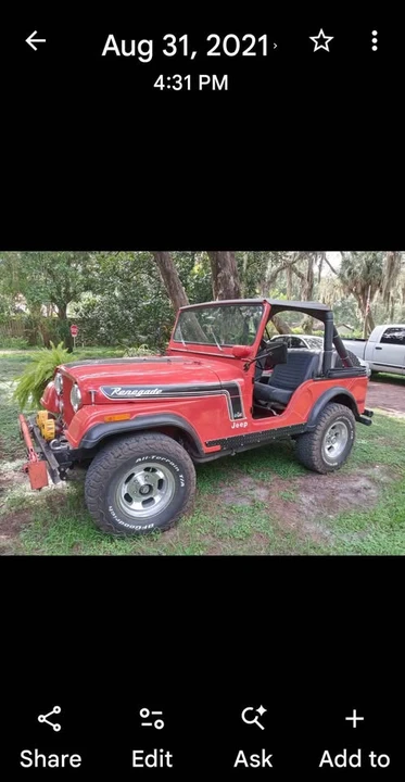 1974 Jeep CJ5 - Image 2 of 2