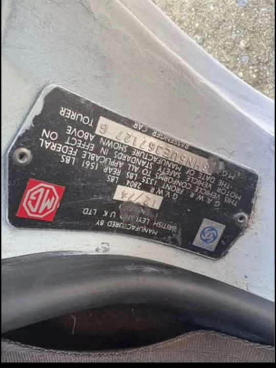 1974 MG MGB Roadster - Image 6 of 8