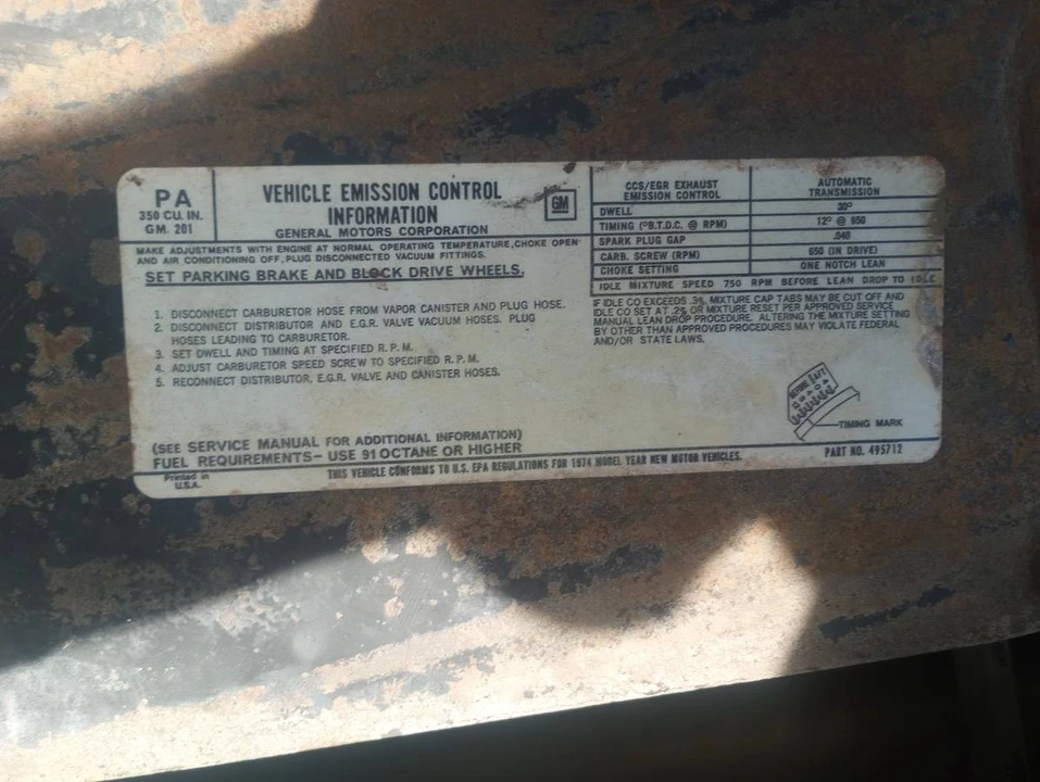 1974 Pontiac Firebird Formula 2nd Gen - Image 11 of 22