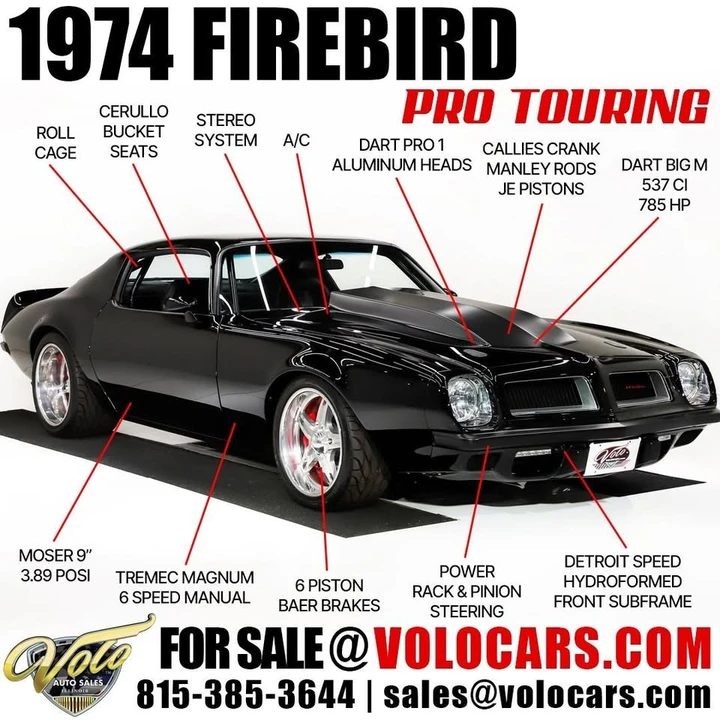 1974 Pontiac Firebird 2nd Gen - Image 6 of 20