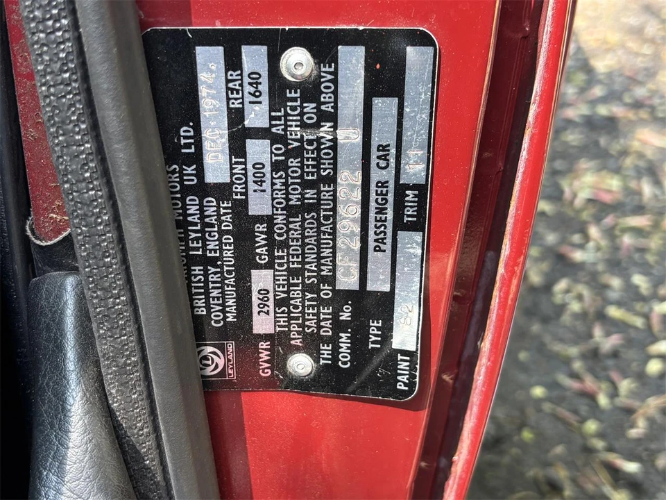 1974 Triumph TR6 (US-spec) - Image 12 of 14